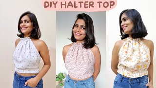 DIY: Backless halter top