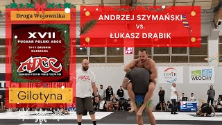 Andrzej SZYMAŃSKI vs Łukasz DRABIK - 1/8 Finału Adult Open | Puchar Polski ADCC 2022