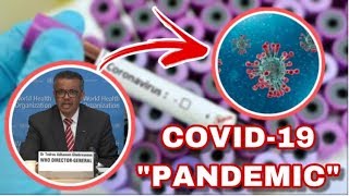 COVID-19 Is Now A Pandemic | The Situation Worldwide | What Is Pandemic?