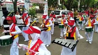 Marching Band dari MIN Pangkep Hut RI ke 77 Kab. Pangkajene dan Kepulauan