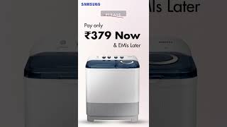 Purchase Washing Machine on EMI with Debit Card