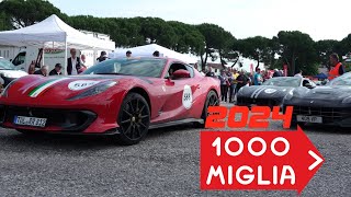 Mille Miglia 2024 Ferrari tribute