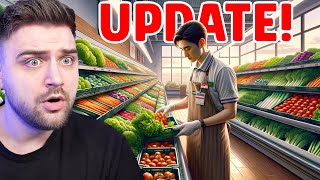 NOUL UPDATE! ANGAJAT la RAFT pe SUPERMARKET SIMULATOR!