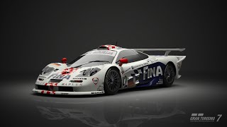 Gran Turismo 7: BMW McLaren F1 GTR Race Car 1997 #LegendaryCar Gameplay PS5 4K60 HDR