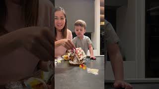 Making our ginger bread 🏠 for kids