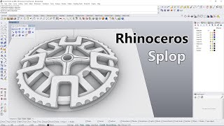 Как использовать команду Splop в Rhinoceros