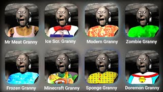 Granny All New Skins || Mr Meat    | Minecraft  | Sponge