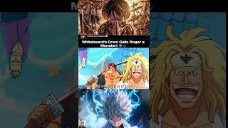 Whitebeard creaw called Roger a monster 💀 #oneoiece #gold d roger#monkeydluffy