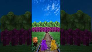 2 different colors Cute cats & baby vs 16 Gta 5 bigfoot & train driver tom…