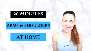 20 MIN ARMS & SHOULDERS WORKOUT AT HOME - WITH DUMBBELLS