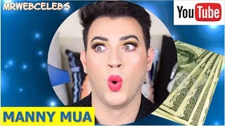 How much does MANNY MUA make on YouTube 2017