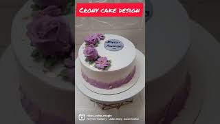 crony cake design | new trending cake|#cakedecoration #shorts