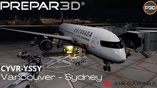 [P3D V5.1] l QualityWings 787 l Vancouver - Sydney l Full flight Vatsim