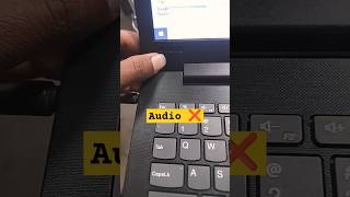 Lenovo 81 MT Series Laptop Sound Audio Not Working Problem#macnitesh#keyboardtricks#2024short