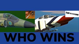 F-4E beats Viggen in Dogfight! (Warthunder)