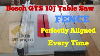 Ultimate Table Saw Fence Solution (Bosch GTS 10J)