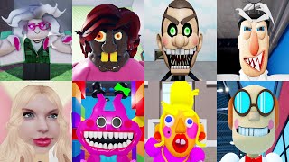 ESCAPE CRAZY'S ZOMBIE,ESCAPE EVIL STEPMOM,DRAG DENTIST OBBY,MISS HAPPI TOYSHOP | ROBLOX SCARY OBBY