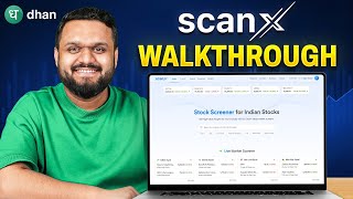 Introducing ScanX - Stock Screening & Market Research Tool Explained in Hindi | Dhan