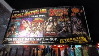 Entrance of Bayville Scream Park 10/31/2024