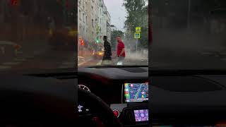 DRIFT on BMW M5 F10 in Center of MOSCOW 🔥