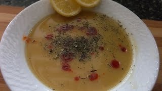 Nefis süzme mercimek çorbası tarifi