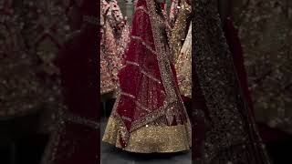 @sakshisindhi Pakistani Latest Bridal Wedding Handwork designer Collection Red Bride #karwachauth