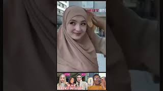 WANITA BULE MEMAKAI HIJAP PERTAMA KALI #islam #hijab