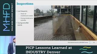 Permeable Interlocking Concrete Pavement (PICP) Lessons Learned at INDUSTRY Denver