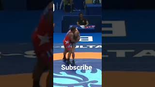 ismail borrero (cub) Big move | wrestling || #shorts #youtubeshorts  #wrestling