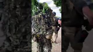 Ukrainian sniper disguised as a tree #shorts