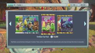 Plants vs Zombies Garden Warfare 2 1,895,000$ Characters Pack Openings