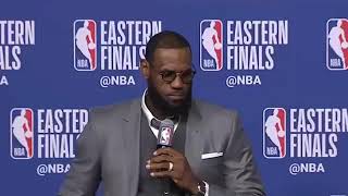 LeBron James Postgame Interview - Cavaliers at Celtics | 2018 NBA PLAYOFFS ECF