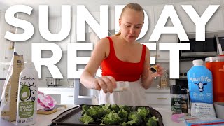 SUNDAY RESET: unboxings, cleaning, weekly meal prep