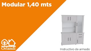 Modular 1.40 Orlandi - Instructivo del armado