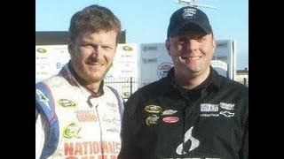 Dale Earnhardt Jr. & Me Rolling Into Pit Road