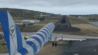 Second St. Maarten, Skiathos NDB Approach Condor Airbus A321 | X-Plane 11