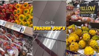 GO GROCERY SHOPPING W/ ME | TRADER JOE'S FINDS