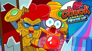 Chuck Chicken 🐔 Power Up 💢4 episodes in a row | Episodes collection 💢 Chuck Chicken Cartoons