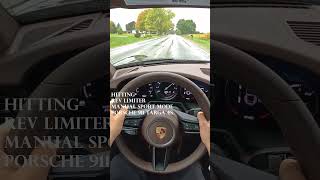 0-60 acceleration on a rainy day | Porsche 911 Targa 4S