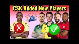 CSK Added New Players (IPL 2019) csk ne 4 player joda