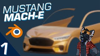 Modeling a Ford Mustang Mach-E GT for Ultimate Driving - Part 1