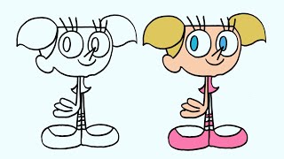 How To Draw Dee Dee | Dexter's Laboratory