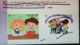 Essay on "Value of Good Health" for class-6