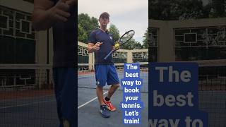 The best way to book in your tennis #tennistraining #tennislesson #shorts #tennis #onlinebooking