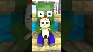 Little Cat Song 🐱🎵- Baby zombie minecraft animations