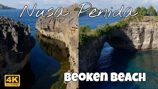 Broken Beach, Angels Billabong | Nusa Penida Island Bali - Walking Tour 4K | نوسا بينيدا