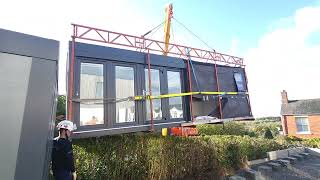 Booths Garden Studio Being Craned (Part 2 of 3)