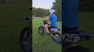 Paxtons first time riding his YZ 85 big wheel! #bike #dirtbike