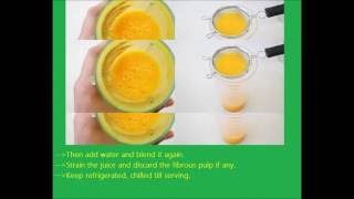 How to make mango juice at home - quick recipe