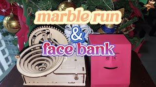 MARBLE RUN & FACE BANK || ASMR